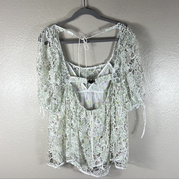 For Love and Lemons Sundae Babydoll Mini Dress - Picture 8 of 11
